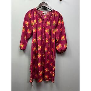 Tucker for Target Womens XS floral belted button front dress Cottage Core